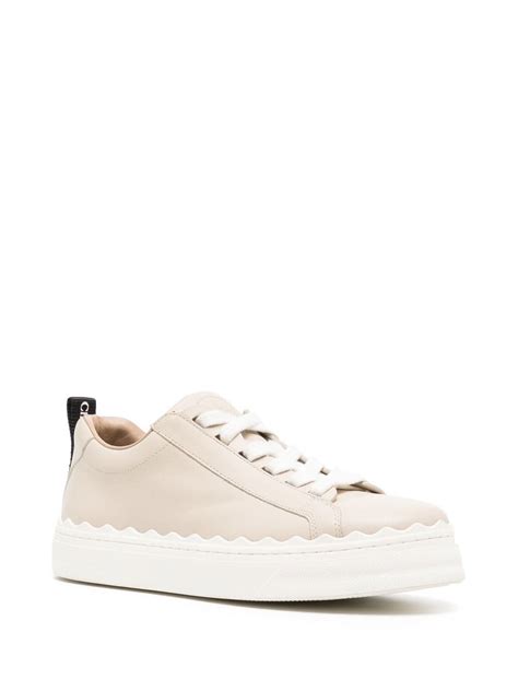 chloe sneaker herren|chloe scalloped sneakers.